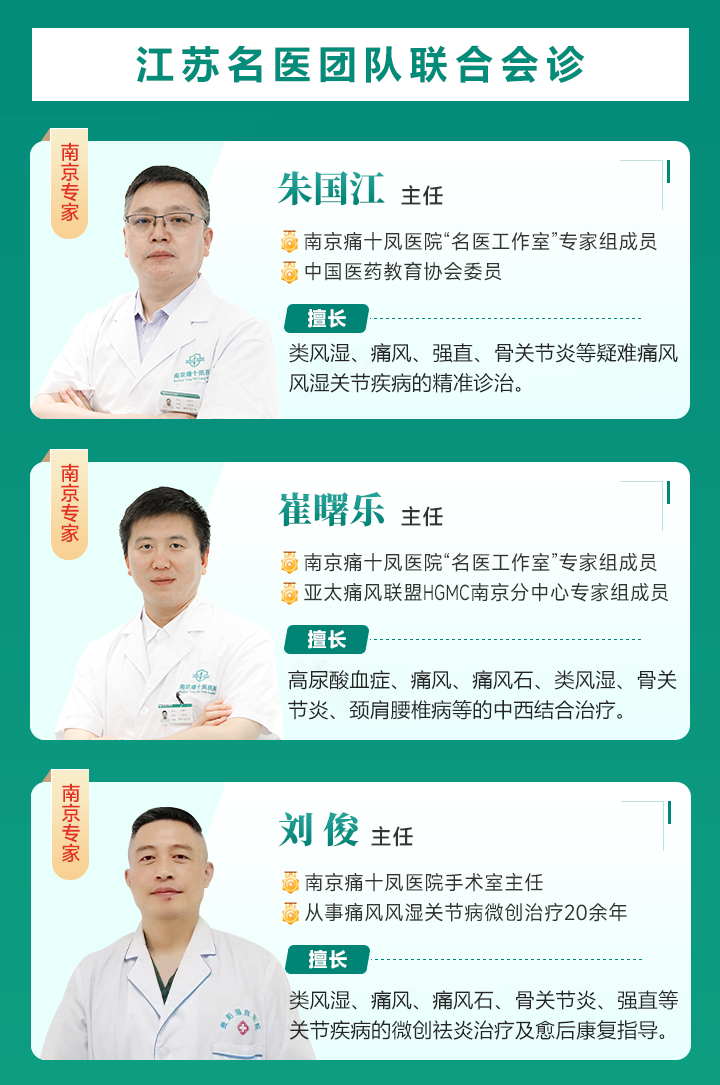 10月20日-22日苏豫教授专家南京公益会诊，南京痛十风医院名医号限额预约中